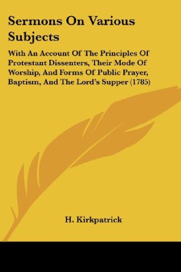 Sermons On Various Subjects