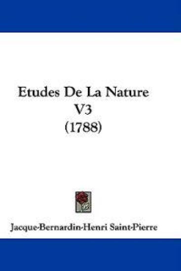 Etudes De La Nature V3 (1788)