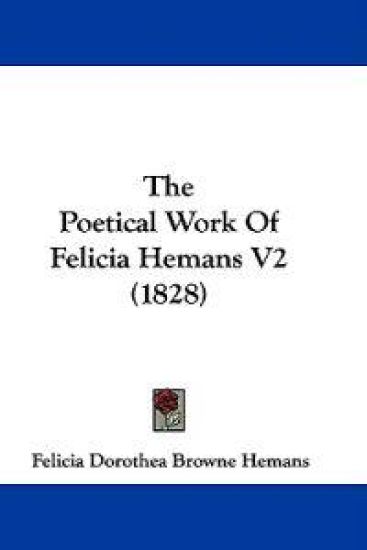 The Poetical Work Of Felicia Hemans V2 (1828)