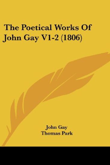 The Poetical Works Of John Gay V1-2 (1806)