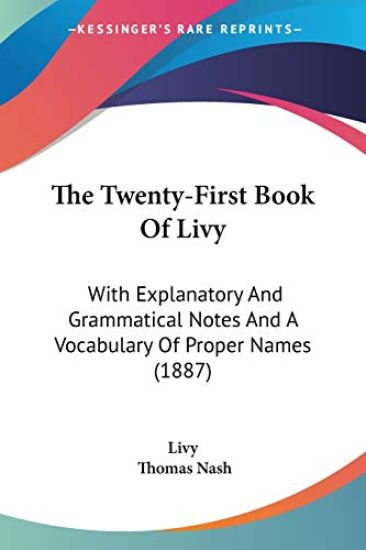 The Twenty-First Book Of Livy