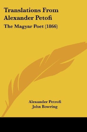 Translations From Alexander Petofi