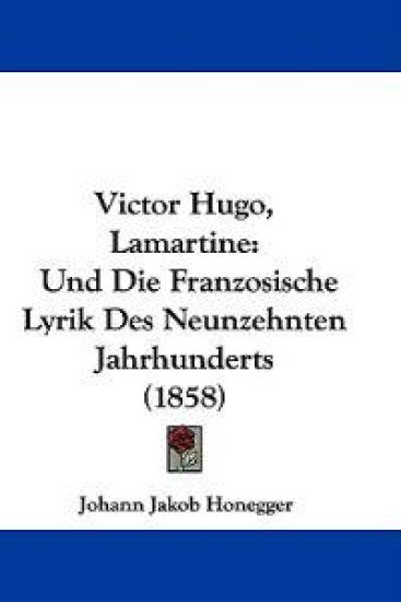 Victor Hugo, Lamartine