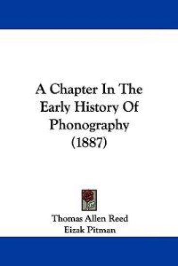 A Chapter in the Early History of Phonography