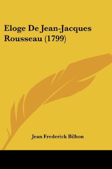 Eloge De Jean-Jacques Rousseau (1799)