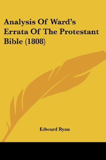 Analysis of Ward's Errata of the Protestant Bible