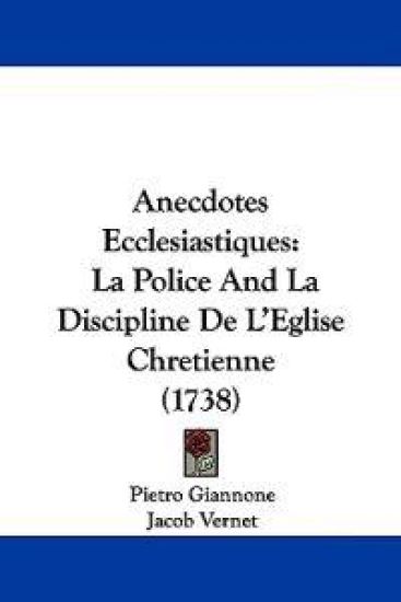 Anecdotes Ecclesiastiques