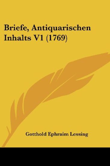 Briefe, Antiquarischen Inhalts