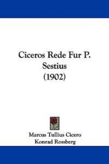 Ciceros Rede Fur P. Sestius