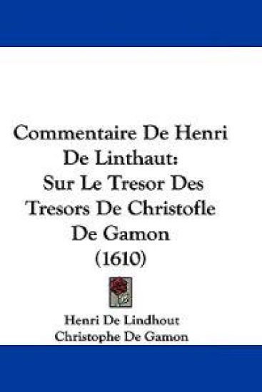 Commentaire De Henri De Linthaut