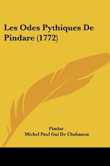 Les Odes Pythiques de Pindare (1772)