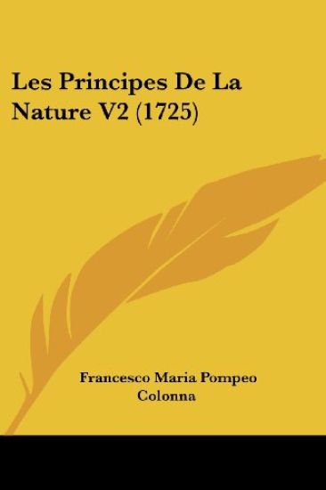 Les Principes De La Nature V2 (1725)