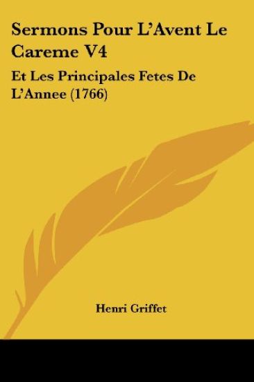 Sermons Pour L'Avent Le Careme V4