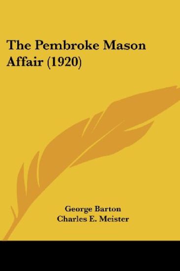 The Pembroke Mason Affair (1920)