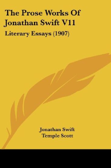 The Prose Works Of Jonathan Swift V11