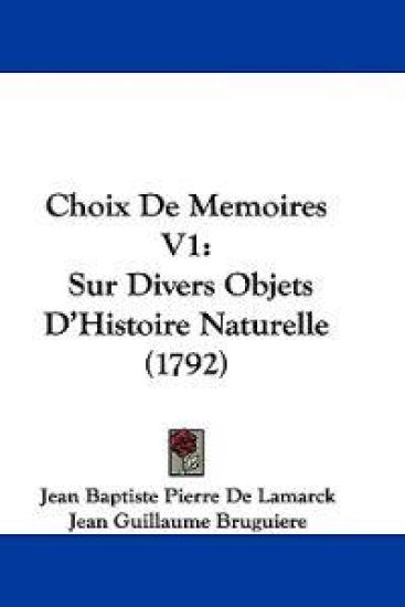 Choix De Memoires