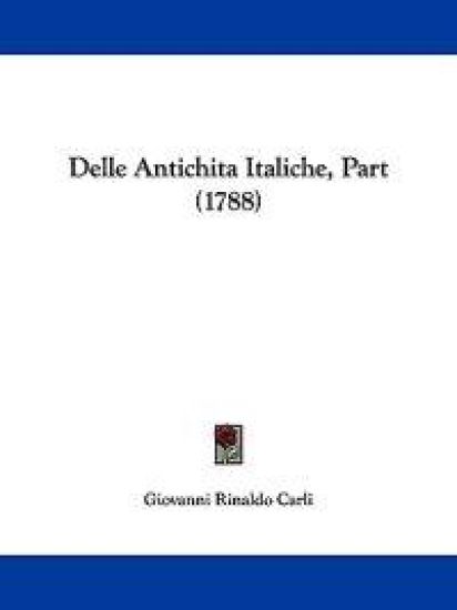 Delle Antichita Italiche, Part (1788)