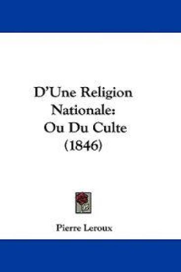 D'Une Religion Nationale