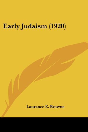 Early Judaism (1920)