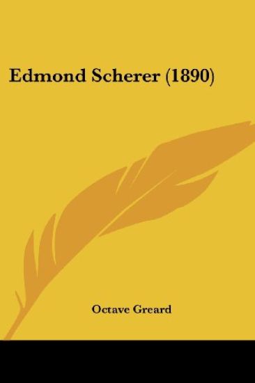 Edmond Scherer (1890)