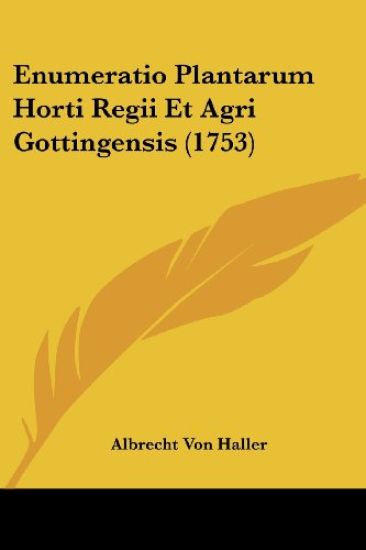 Enumeratio Plantarum Horti Regii Et Agri Gottingensis (1753)