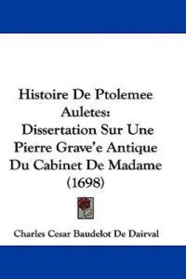 Histoire De Ptolemee Auletes