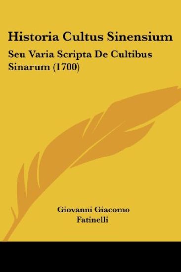 Historia Cultus Sinensium