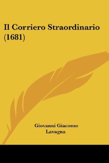 Il Corriero Straordinario (1681)