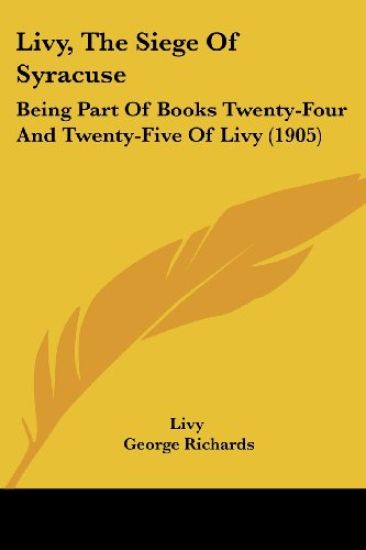 Livy, The Siege Of Syracuse