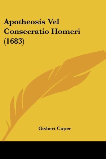 Apotheosis Vel Consecratio Homeri