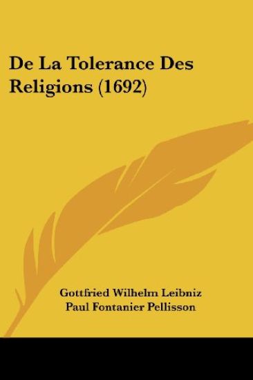 De La Tolerance Des Religions (1692)