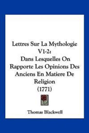 Lettres Sur La Mythologie V1-2