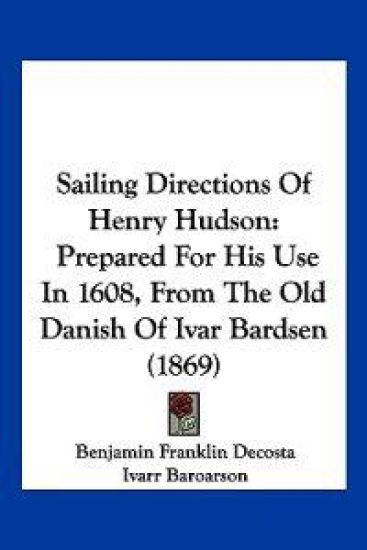 Sailing Directions Of Henry Hudson