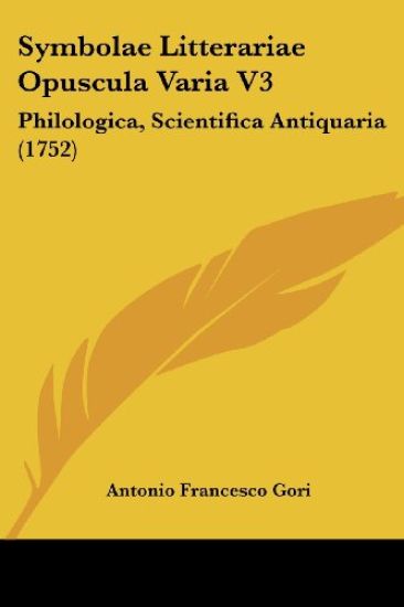 Symbolae Litterariae Opuscula Varia V3