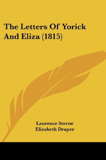 The Letters of Yorick and Eliza