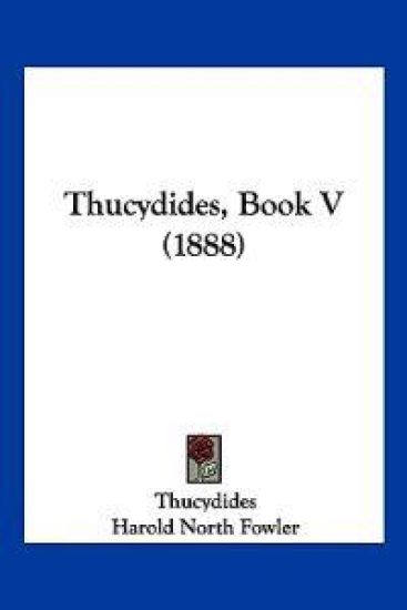 Thucydides, Book V (1888)