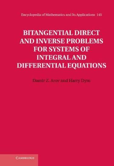 Bitangential Direct and Inverse Problems for Systems of Integral and Differential Equations