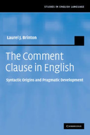 The Comment Clause in English