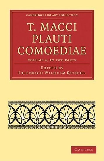 T. Macci Plauti Comoediae 2 Part Set