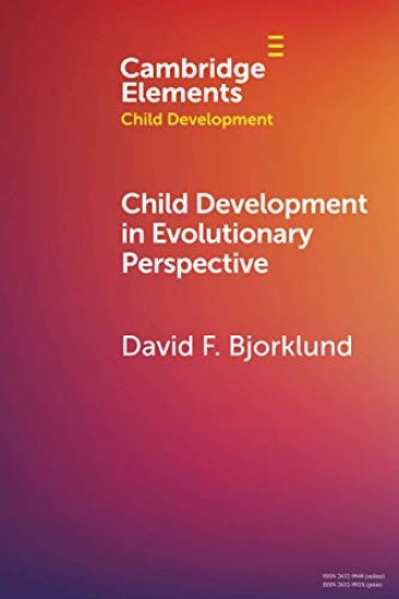 Child Development in Evolutionary Perspective