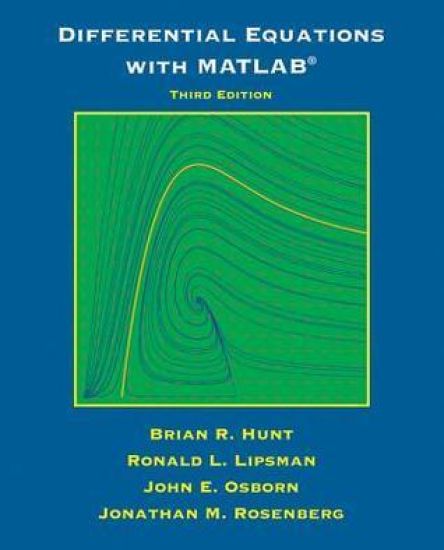 Differential Equations with Matlab