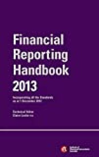 Chartered Accounting Financial Reporting Handbook 2013 + e–Text Registration Card