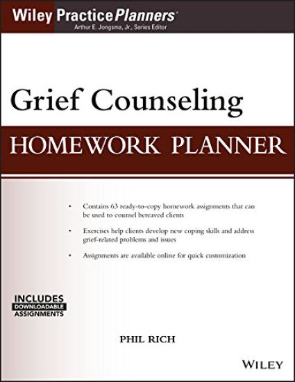 Grief Counseling Homework Planner, (with Download)