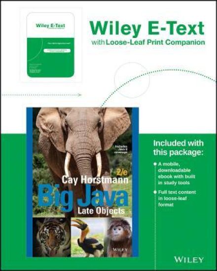 Big Java Late Objects