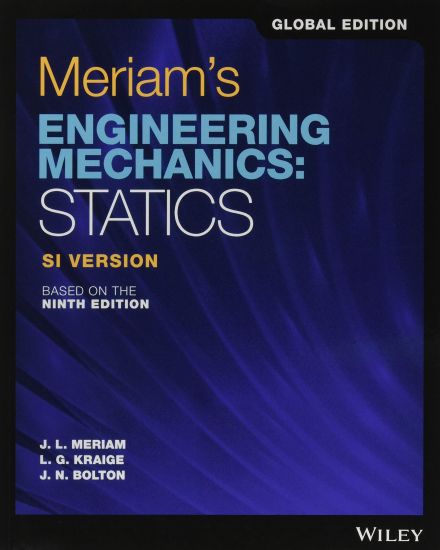 Meriam's Engineering Mechanics