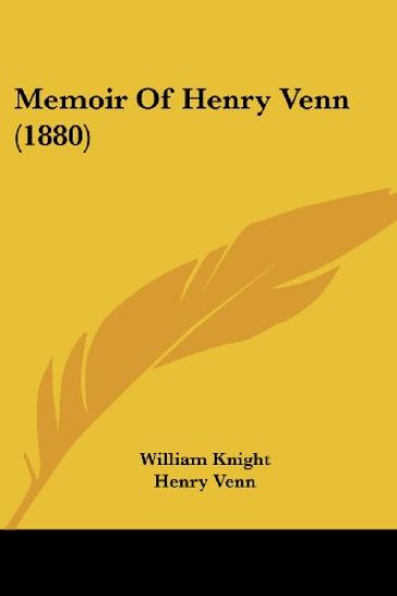 Memoir Of Henry Venn (1880)