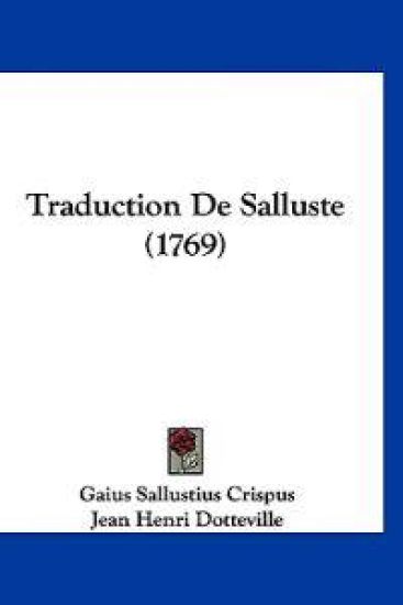 Traduction De Salluste (1769)