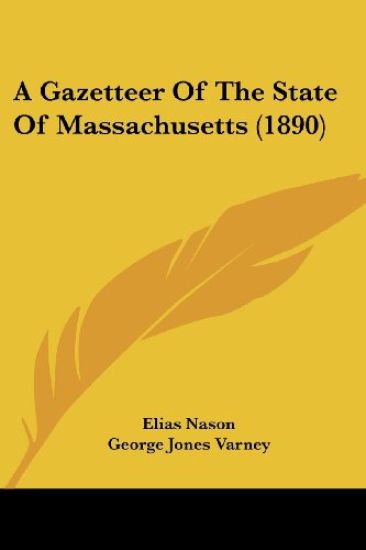 A Gazetteer of the State of Massachusetts