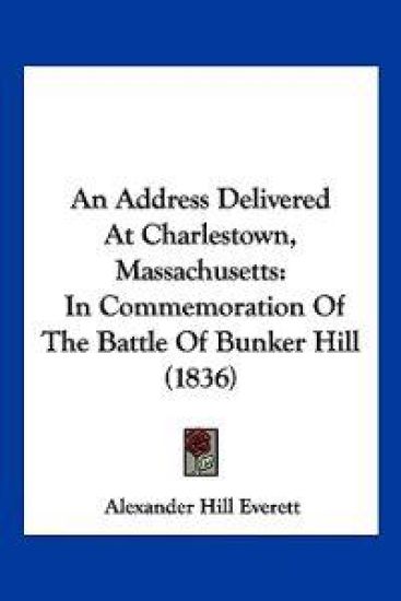 An Address Delivered at Charlestown, Massachusetts