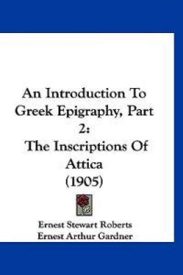 An Introduction to Greek Epigraphy